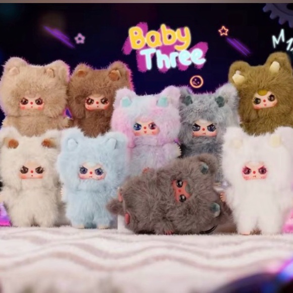 Baby Three Accessories - 🎯 Baby Three Wa Long Long Plush Pendant Blind Box